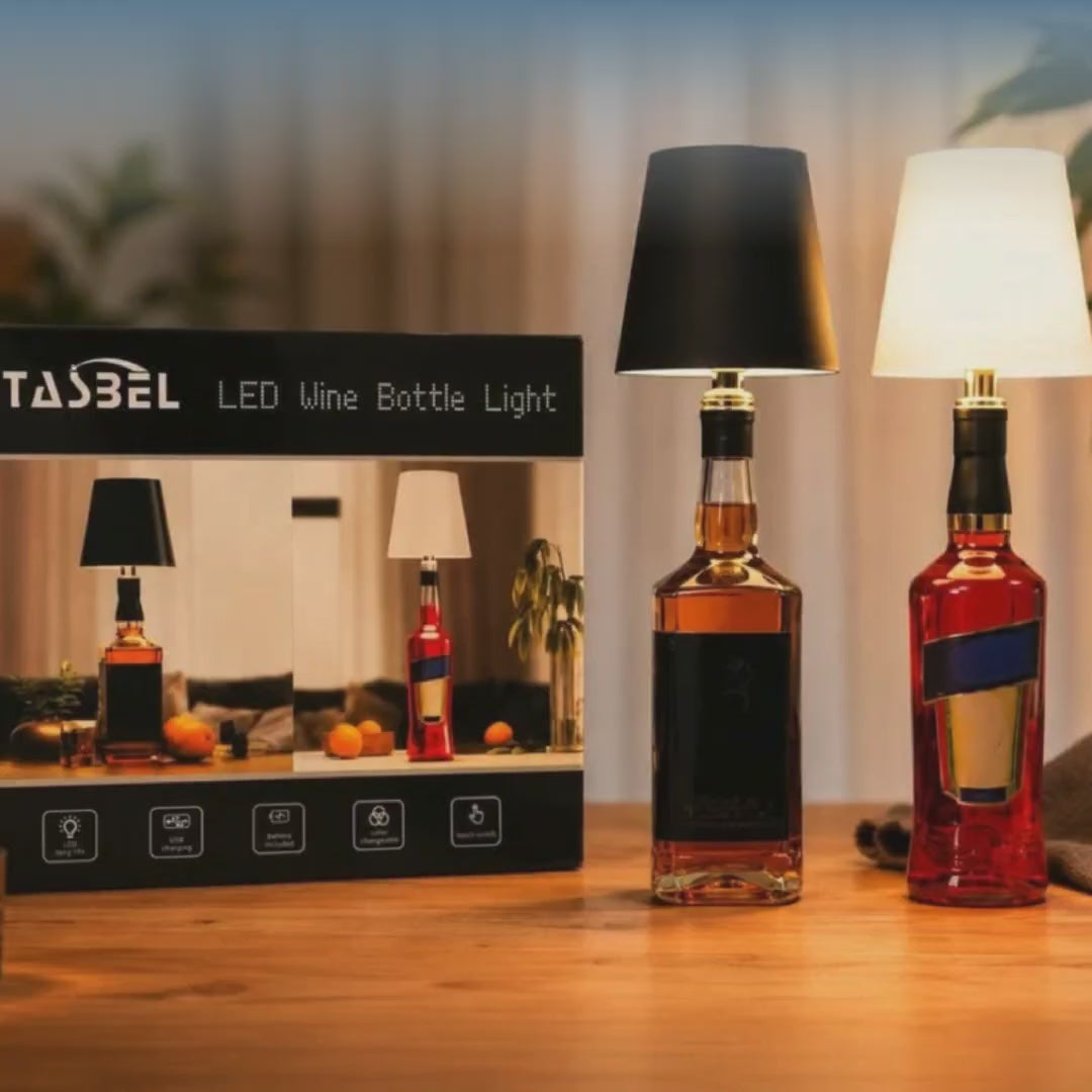 Lampara Led Para Botella Recargable Usb